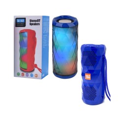 T&G WIRELESS BLUETOOTH SPEAKER TG-167 FM/TF/U DISK/MICROSD/USB/AUX WITH RGB COLORFUL LIGHT BLUE T&G WIRELESS BLUETOOTH SPEAKER TG-167 FM/TF/U DISK/MICROSD/USB/AUX WITH RGB COLORFUL LIGHT BLUE